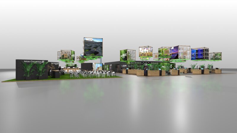 Pabellón de Canarias en Fitur 2024. Imagen Turismo de Canarias