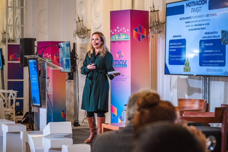 Imagen de la presentación del Plan de Movilidad. Foto del Cabildo de Tenerife 