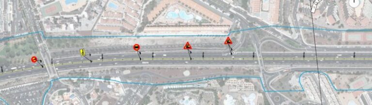 Modificaciones de tráfico en la TF-1 por ensayos geotécnicos
