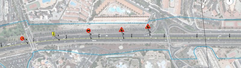 Plano de la intervención. Imagen Cabildo de Tenerife