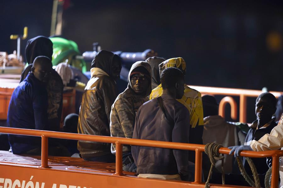 Patera llegada a Tenerife. Efe