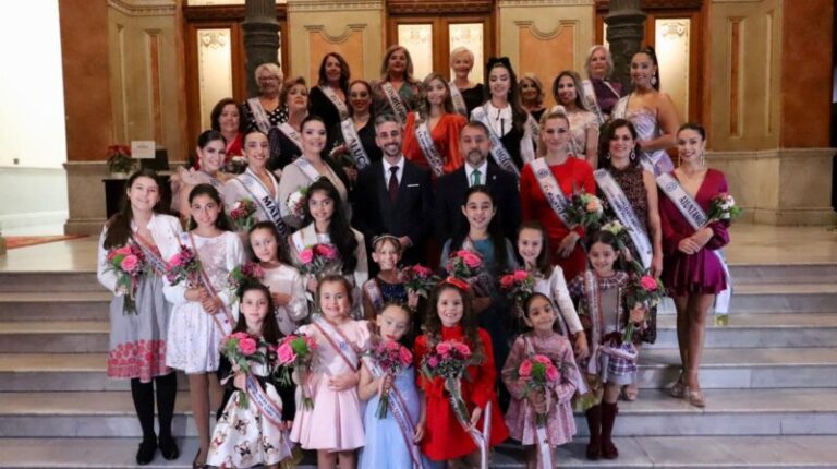 Recepción a las candidatas a reinas del Carnaval de Santa Cruz de Tenerife