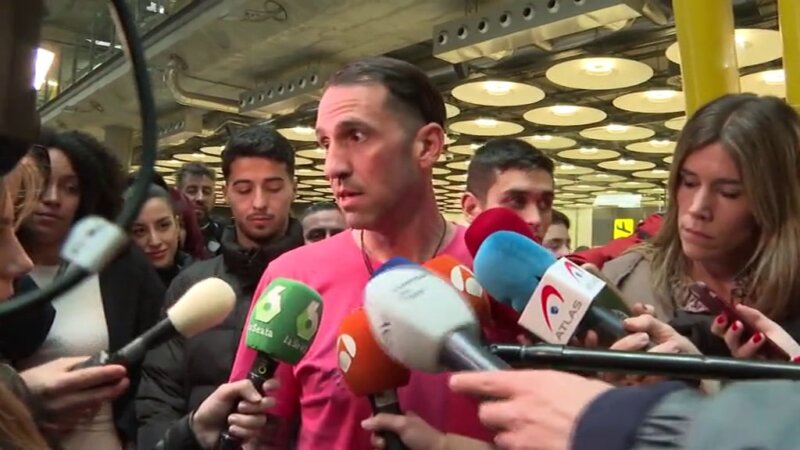 El español Santiago Sánchez Cogedor ya está en España tras ser liberado en Irán