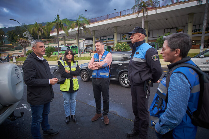 'Operativo Nevadas'. Visita a La Orotava. Imagen Cabildo de Tenerife