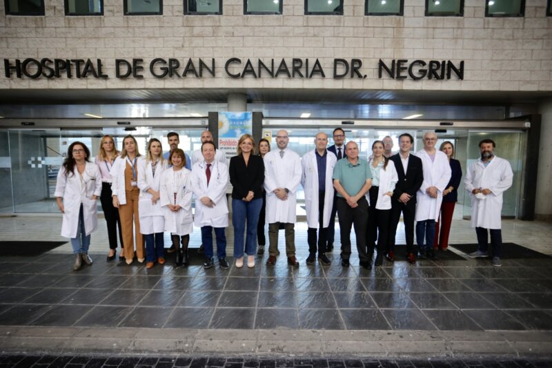 Presentan un innovador tratamiento contra el temblor esencial en el Dr. Negrín. Imagen Consejería de Sanidad