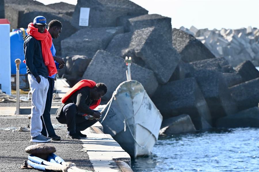 Migrantes El Hierro. Efe