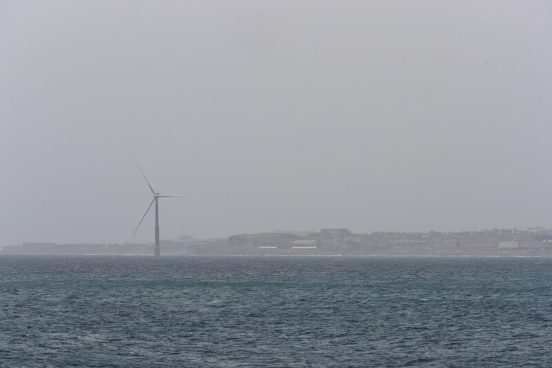 Imagen de archivo de otro episodio de calima en Canarias. Imagen EFE / Elvira Urquijo 