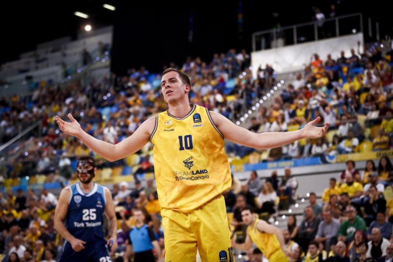 Imagen del partido de anoche en el Gran Canaria Arena. Foto "X" Dreamland Gran Canaria 