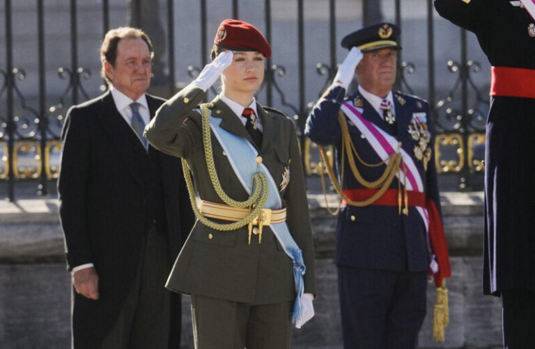 La princesa Leonor participa por primera vez en la Pascua Militar