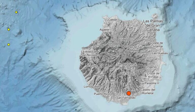 Terremoto de 3,4 en Gran Canaria