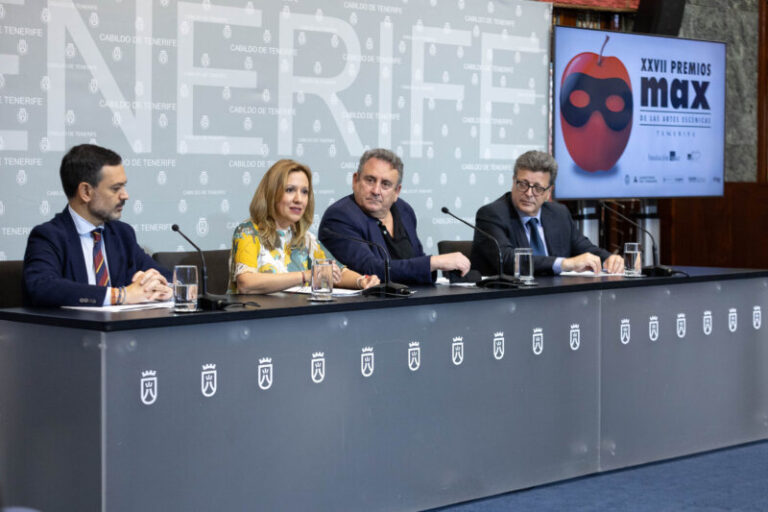 Los Premios Max se entregarán en Tenerife