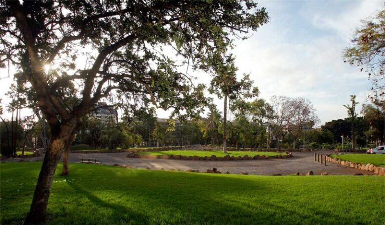 El parque de La Granja, en Santa Cruz de Tenerife, continúa cerrado por la caída de un árbol