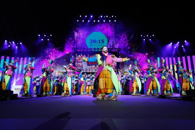 Final del concurso de murgas del Carnaval de Las Palmas de Gran Canaria