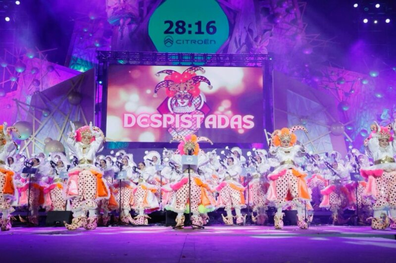 Final del concurso de murgas del Carnaval de Las Palmas de Gran Canaria