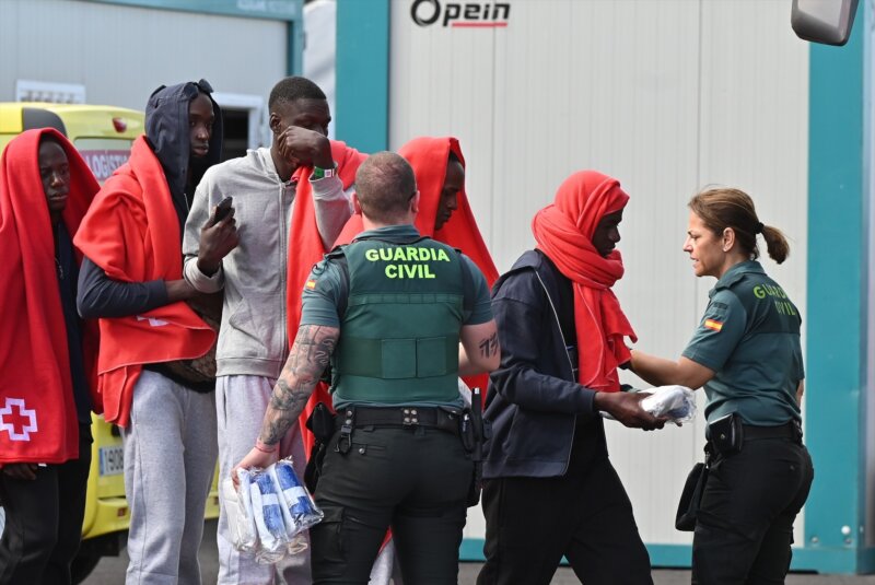 Imagen archivo atención a migrantes en Canarias. Foto de EuropaPress