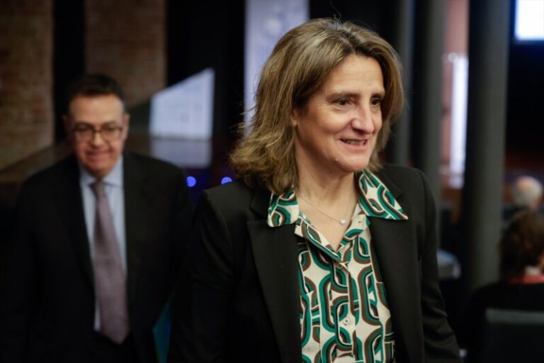 Teresa Ribera, vicepresidenta ejecutiva de transición limpia, justa y competitiva en la Comisión Europea