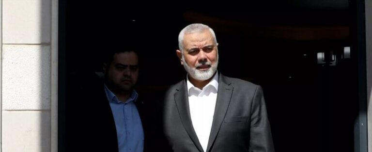 Haniye concluye su visita a Egipto para abordar un posible acuerdo con Israel