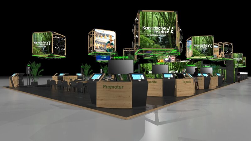 Pabellón de Canarias en la ITB. Imagen Gobierno de Canarias