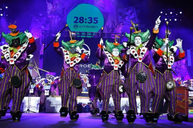 Final del concurso de murgas del Carnaval de Las Palmas de Gran Canaria