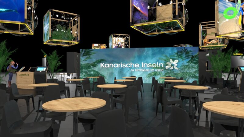 Pabellón de Canarias en la ITB. Imagen Gobierno de Canarias