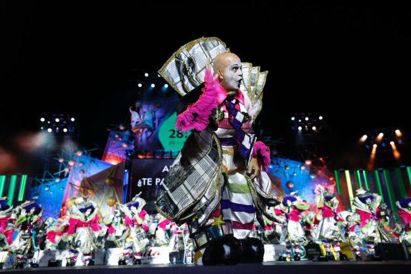 Final del concurso de murgas del Carnaval de Las Palmas de Gran Canaria