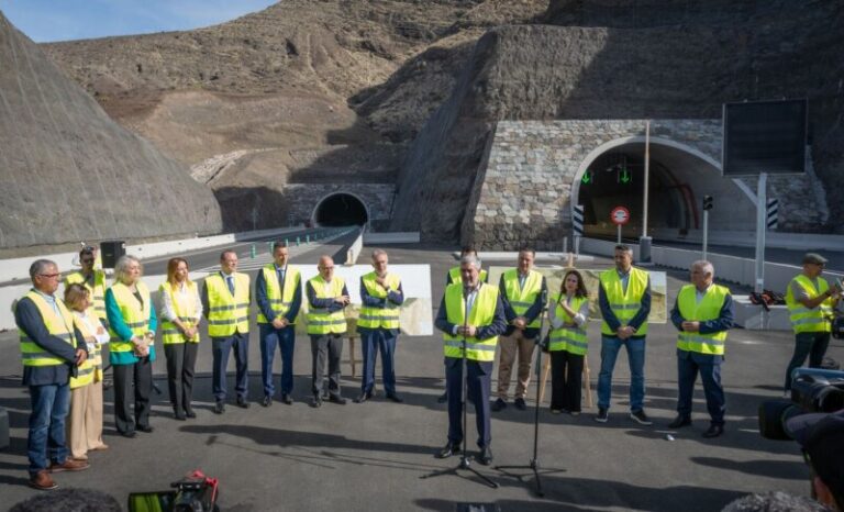 Se abren al tráfico los túneles de Faneque en Gran Canaria