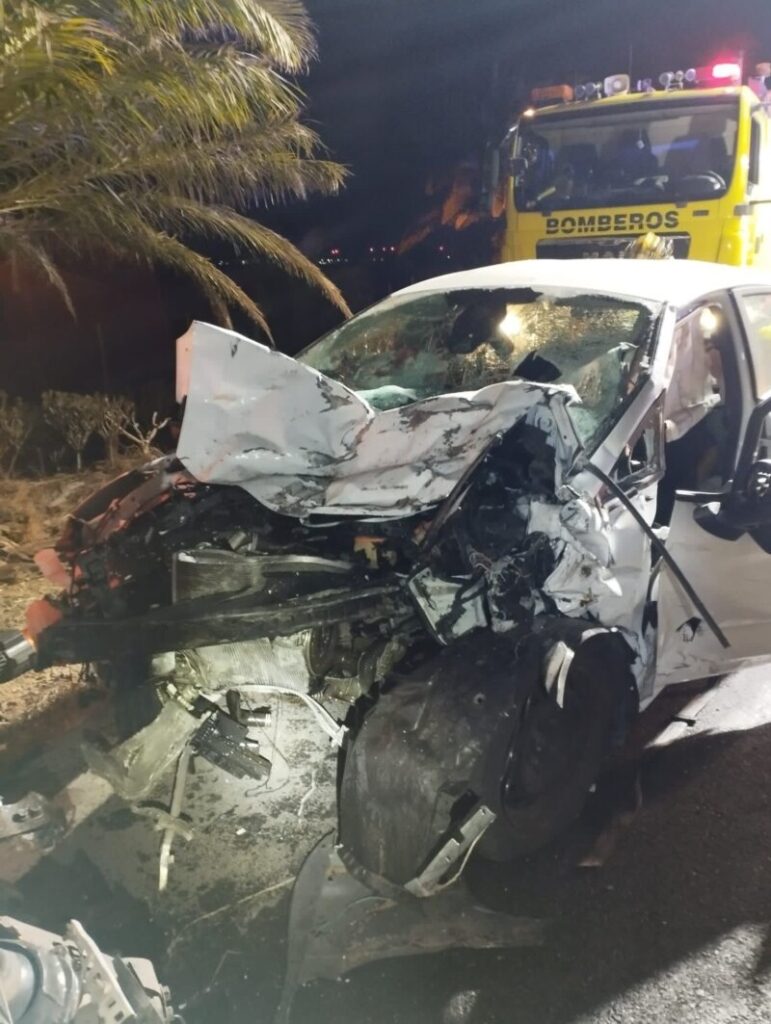 Tres de los heridos en el choque frontal presentaron heridas de carácter grave