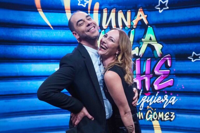 La actriz canaria Yaiza Guimaré, este viernes en ‘Una mala noche’