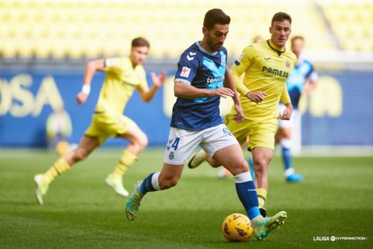1-0. El Tenerife se hunde ante el Villarreal B