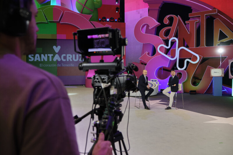 El alcalde José Manuel Bermúdez ha sido entrevistado durante el Telenoticias 1 / RTVC 