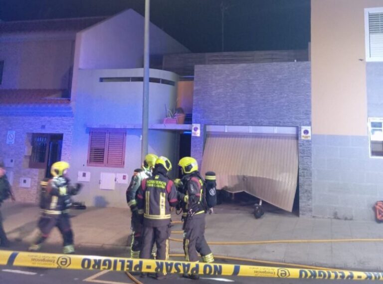 Una persona fallecida tras un incendio en Santa Lucía de Tirajana, Gran Canaria