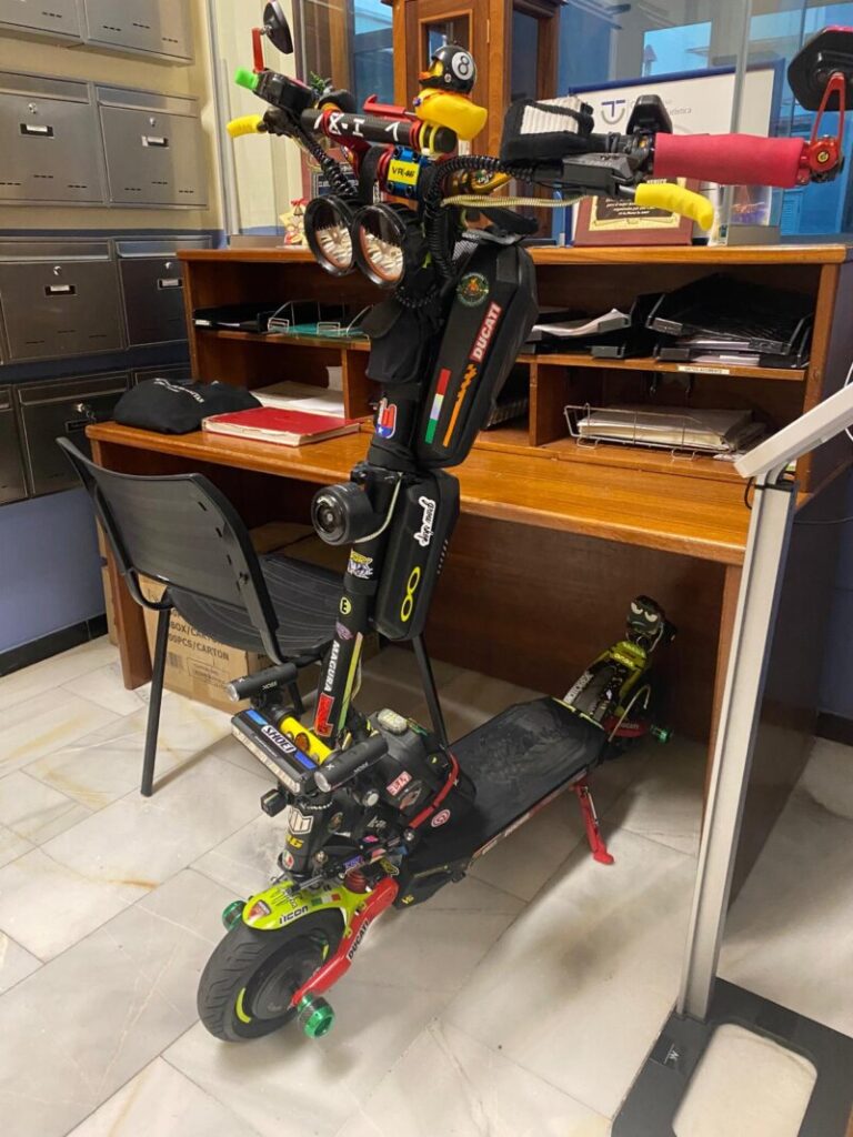 Patinete eléctrico interceptado por la Policía Local de Candelaria / Ayuntamiento de Candelaria