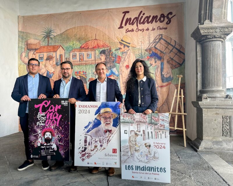Presentación de los actos del carnaval en Santa Cruz de La Palma para 2024 / Ayuntamiento de Santa Cruz de La Palma 