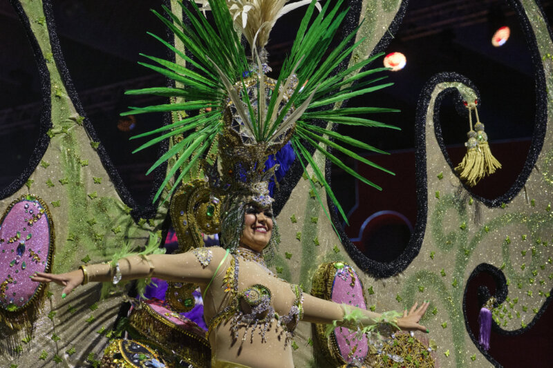 Isabel Ávila Fernández, candidata 3 a Reina del Carnaval de Santa Cruz de Tenerife 2024 / RTVC