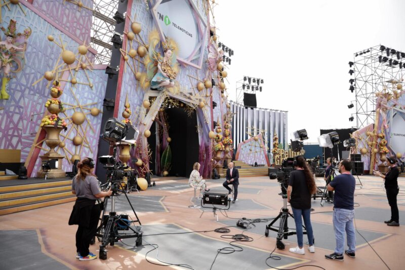 Despliegue del equipo de los Servicios Informativos de Televisión Canaria / RTVC 