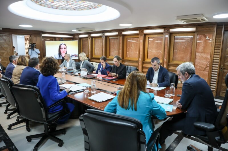 Imagen del Consejo de Gobierno 25/03/24. Foto Gobierno de Canarias 