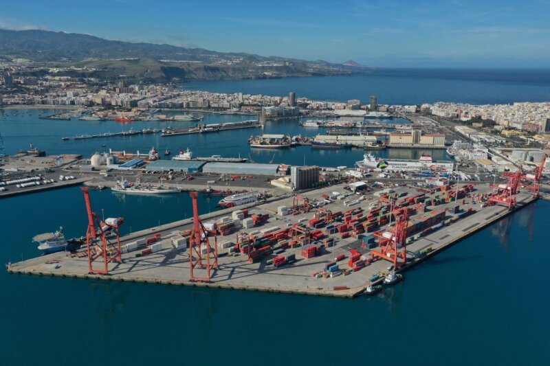 Medidas para las empresas canarias afectadas por los aranceles. Imagen: Puerto Las Palmas. EP