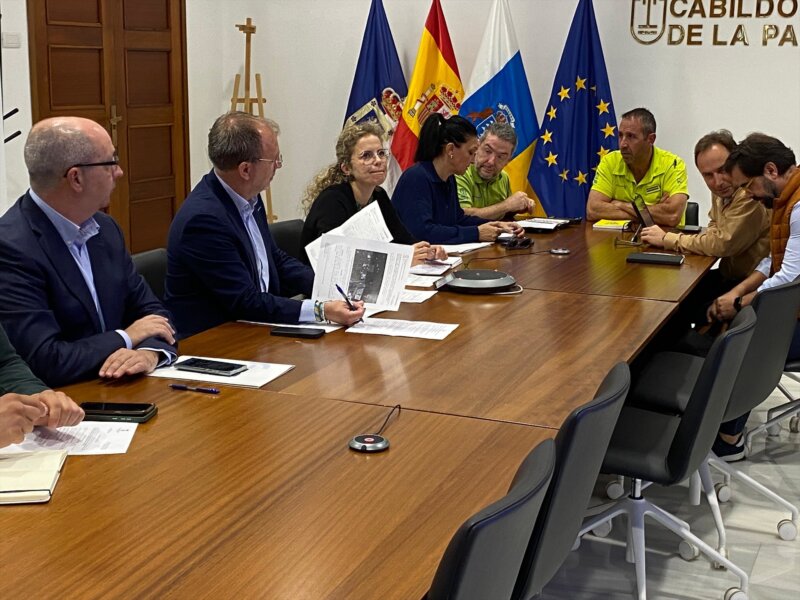 El presidente del Cabildo de La Palma, Sergio Rodríguez, preside el encuentro del Consejo del Peinpal CABILDO DE LA PALMA 