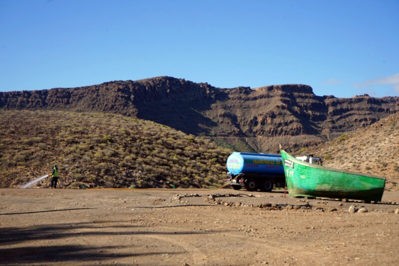 Concluyen las obras de sellado del vertedero de Las Carboneras, en Gran Canaria