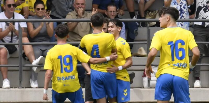 Imagen del encuentro entre Las Palmas Atlético y el Tenerife B / Web Ud Las Palmas