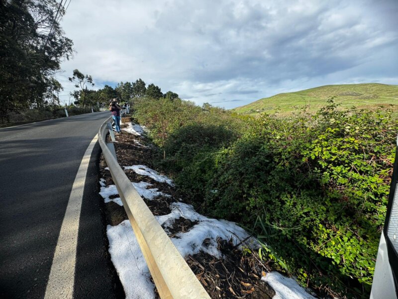 Nieve en distintos puntos de las islas, como en El Teide y la Subida a Caideros de Gáldar.