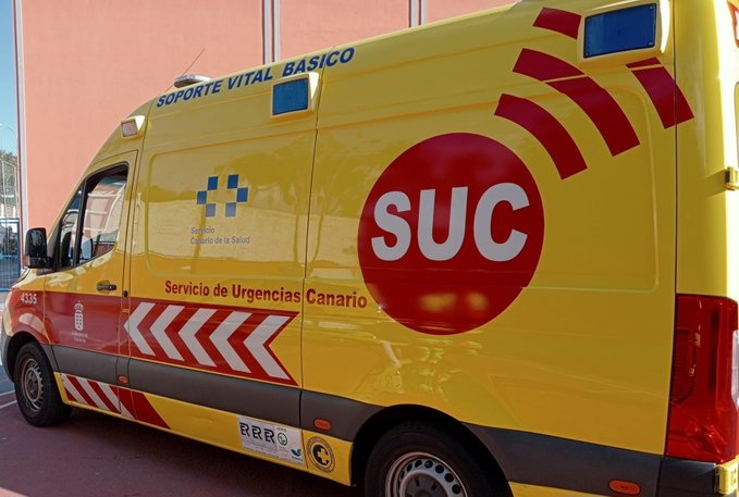 Ambulancia del Servicio de Urgencias Canario (SUC) CEDIDO POR 112 CANARIAS (Foto de ARCHIVO) 01/1/1970