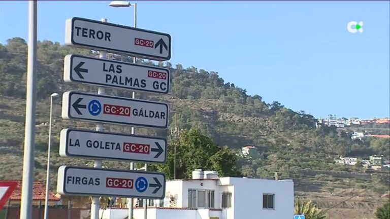 Cierra al tráfico la carretera GC-20