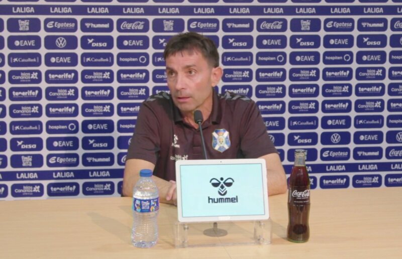Asier Garitano decidirá a final de temporada si sigue en el CD Tenerife