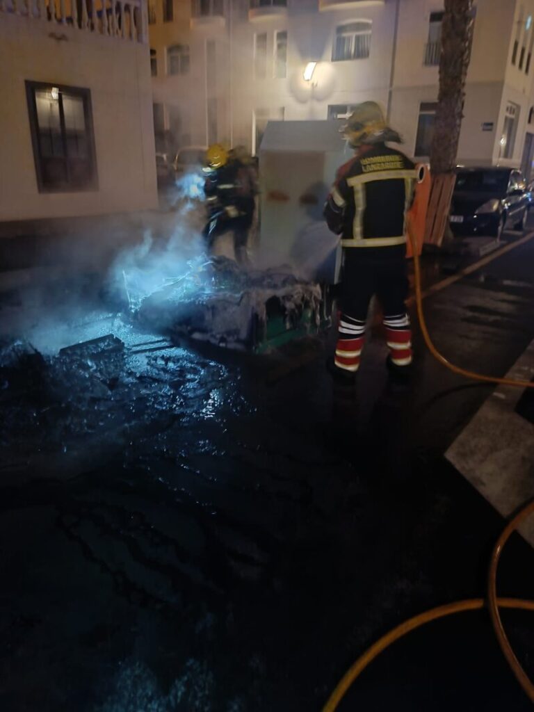 Imagen cedida por el Consorcio de Seguridad y Emergencias en Lanzarote 