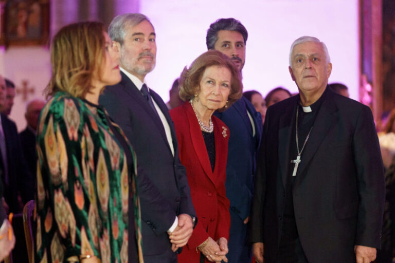 La reina Sofía asiste al concierto en La Laguna por los 30 años de las Ciudades Patrimonio