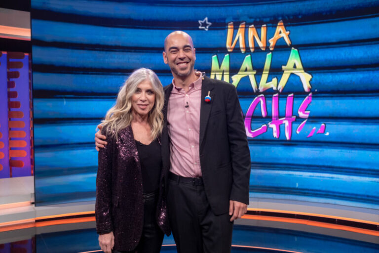 La actriz Eva Isanta y el luchador Mamadou Cámara, este viernes en ‘Una mala noche’