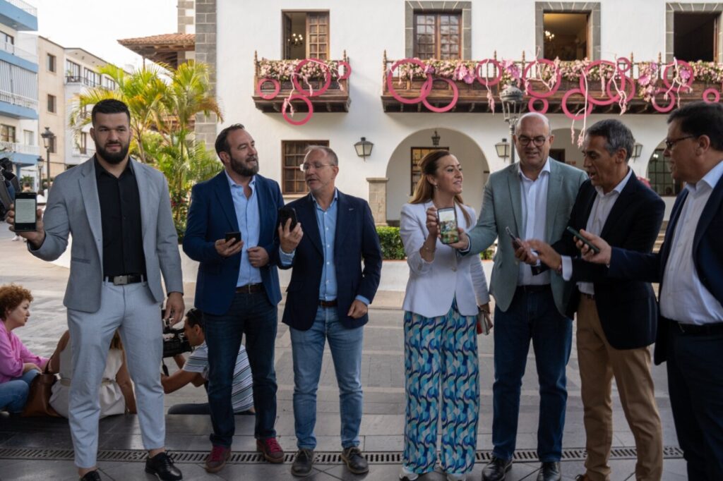 Éxito en la prueba del sistema de notificaciones masivas ES-Alert en La Palma. Foto Gobierno de Canarias 