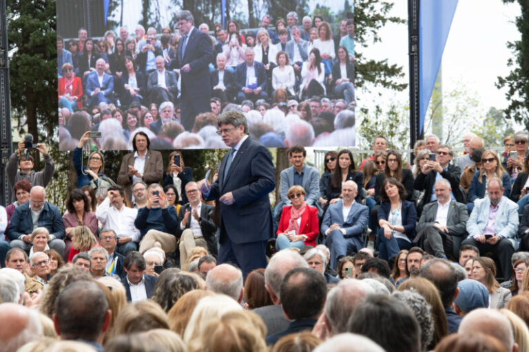 Puigdemont dice que abandonará la política si no es elegido presidente
