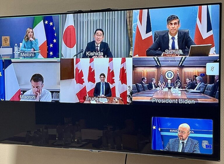 El G7 condena el ataque de Irán a Israel